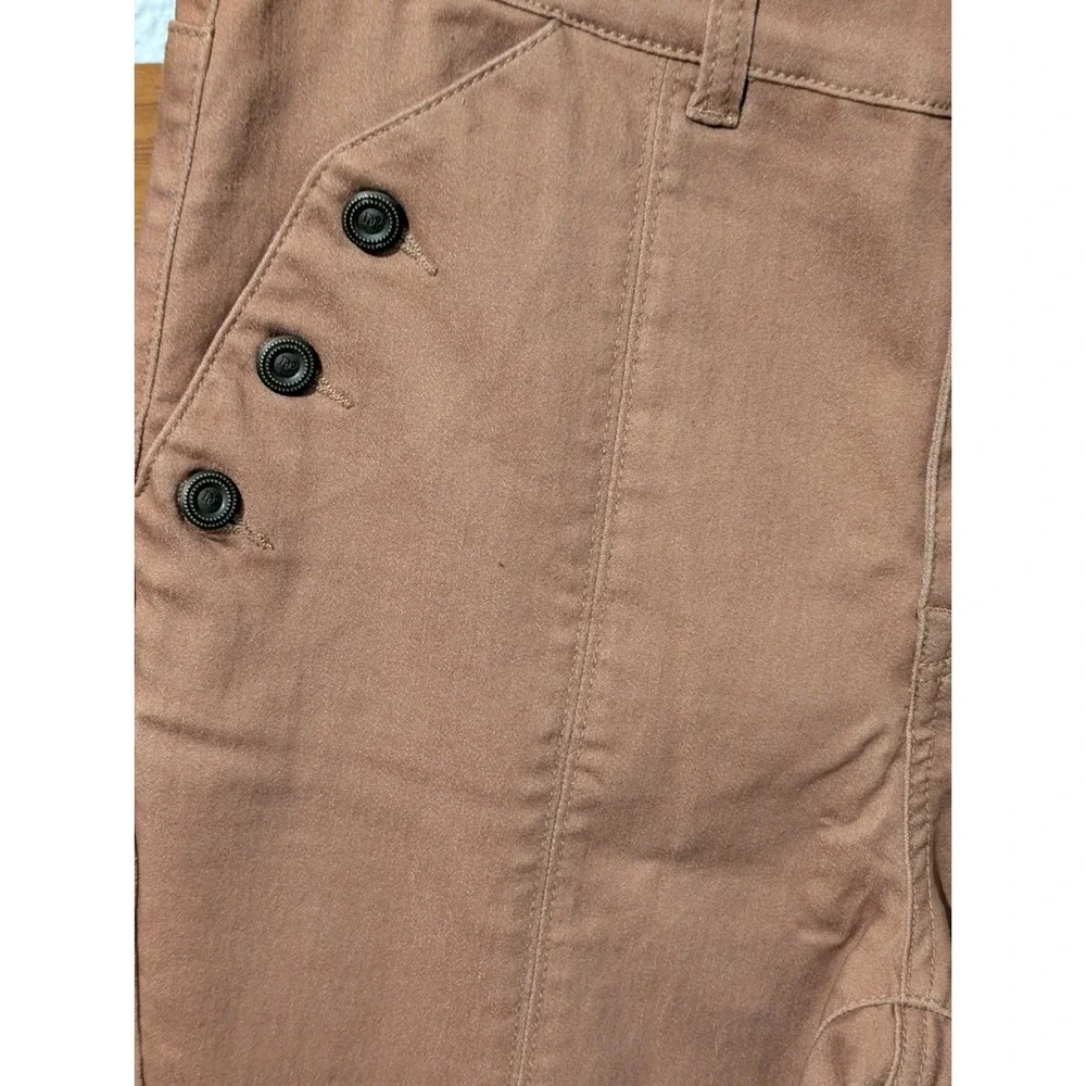 DG2 by Diane Gilman Rust Brown Pants Stretch Boot-Cut Women's Jeans Size 12T NWT